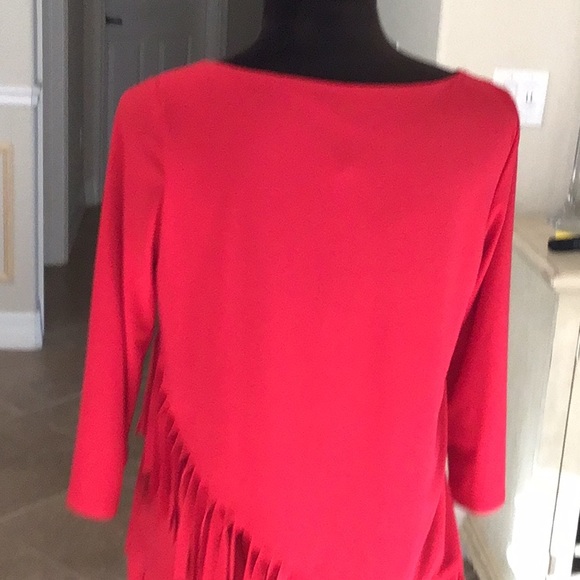 IC by Connie fringe top, red, size small - Picture 6 of 7